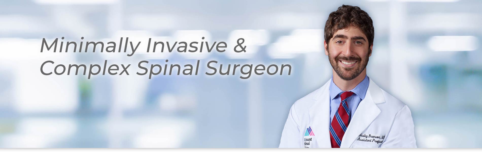 Slide Image for Skilled Orthopedic Surgeon and Spine Specialist
